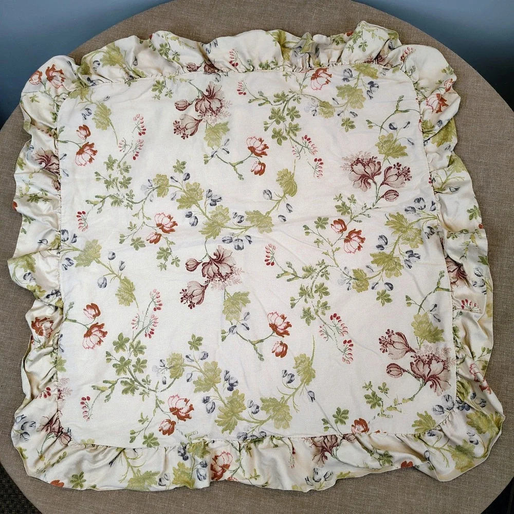 Vintage Ralph Lauren Delilah King Bedding 5pc Sheet Shams Floral Cottagecore